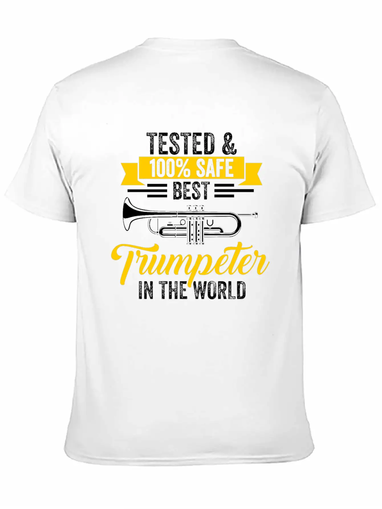 Trumpet Trumpet Player Musician Unisex Short Sleeve Soft Cotton T-Shirt – Casual Everyday Wear