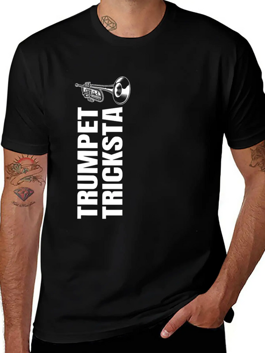 Trumpet Trumpeter Jazz Music Marching Band Essential Unisex Summer Tee – Soft Cotton Casual Fit
