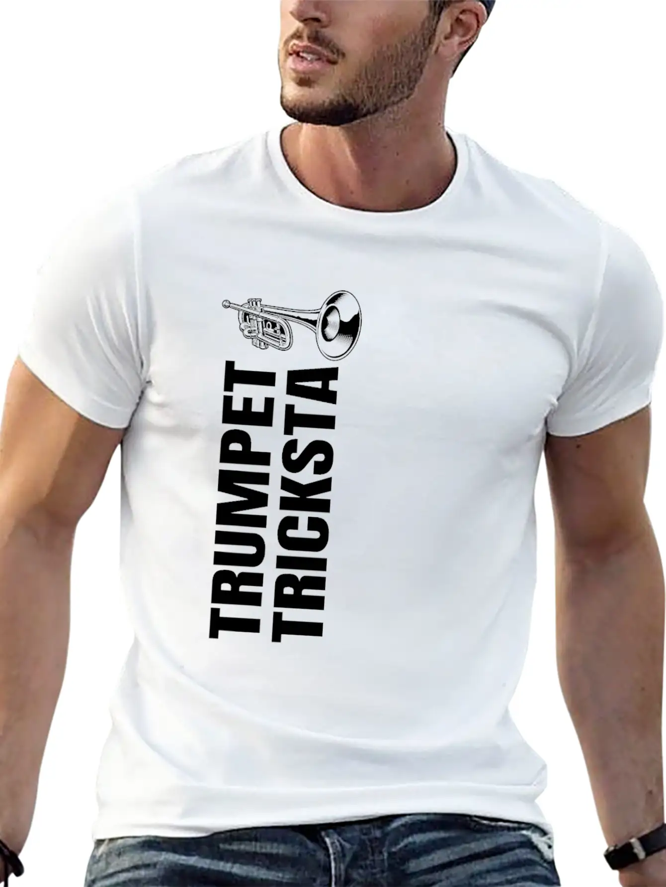 Trumpet Trumpeter Jazz Music Marching Band Essential Unisex Summer Tee – Soft Cotton Casual Fit