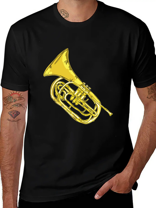 Trumpet Unisex Short Sleeve Soft Cotton T-Shirt – Casual Everyday Wear