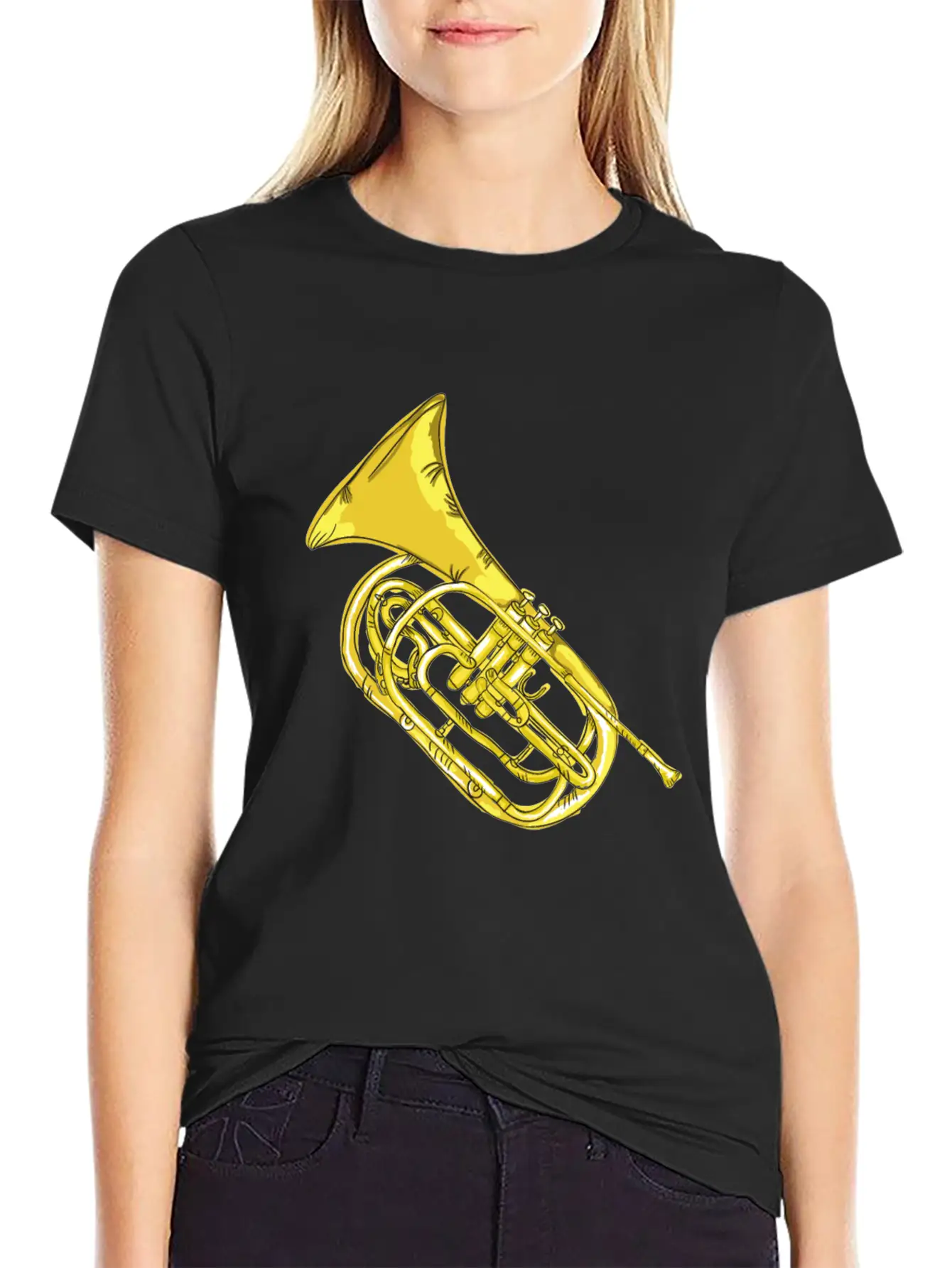 Trumpet Unisex Short Sleeve Soft Cotton T-Shirt – Casual Everyday Wear
