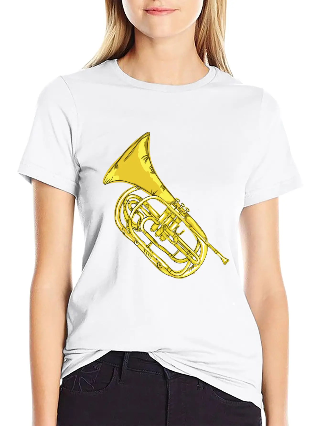 Trumpet Unisex Short Sleeve Soft Cotton T-Shirt – Casual Everyday Wear