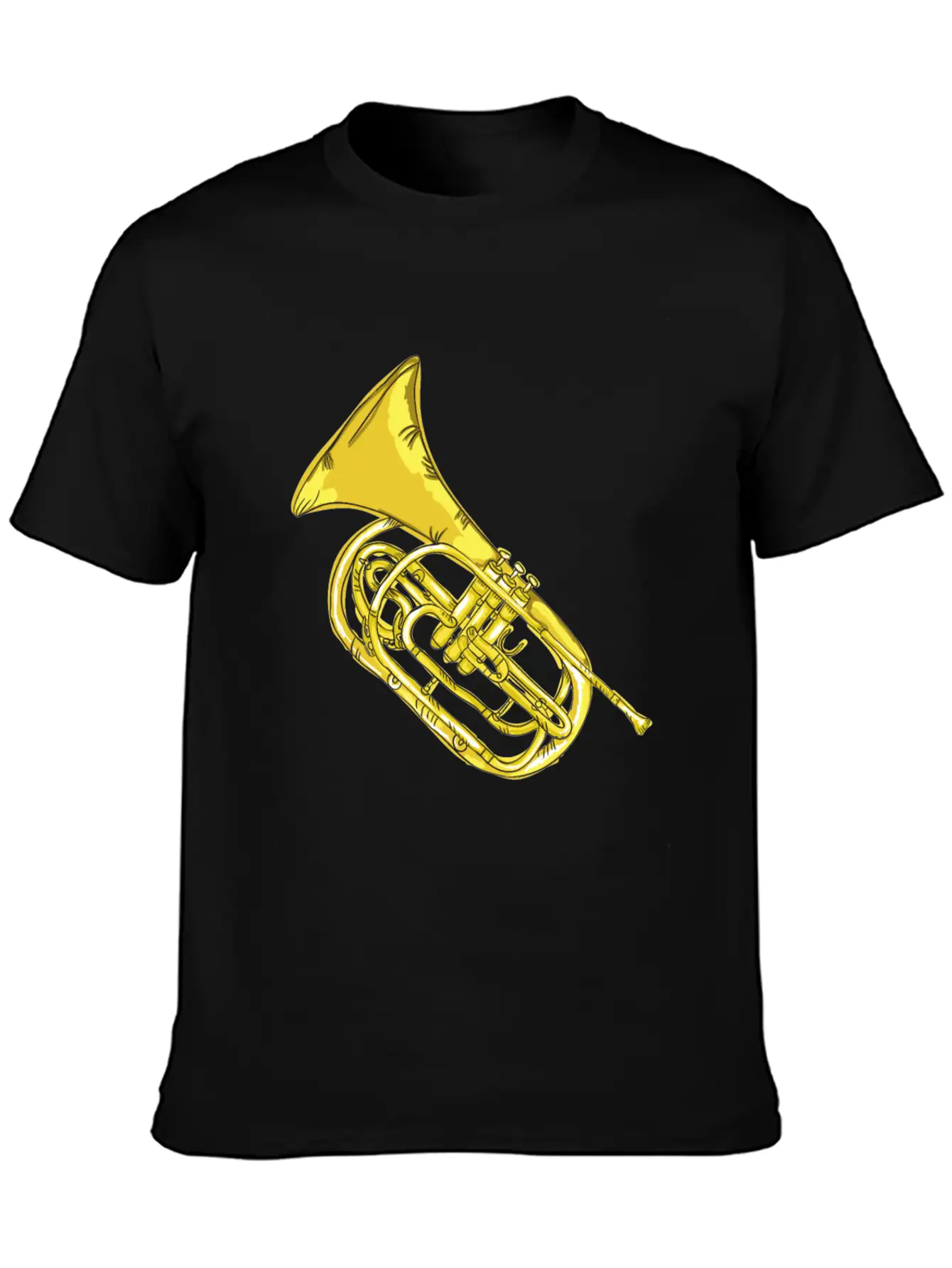 Trumpet Unisex Short Sleeve Soft Cotton T-Shirt – Casual Everyday Wear
