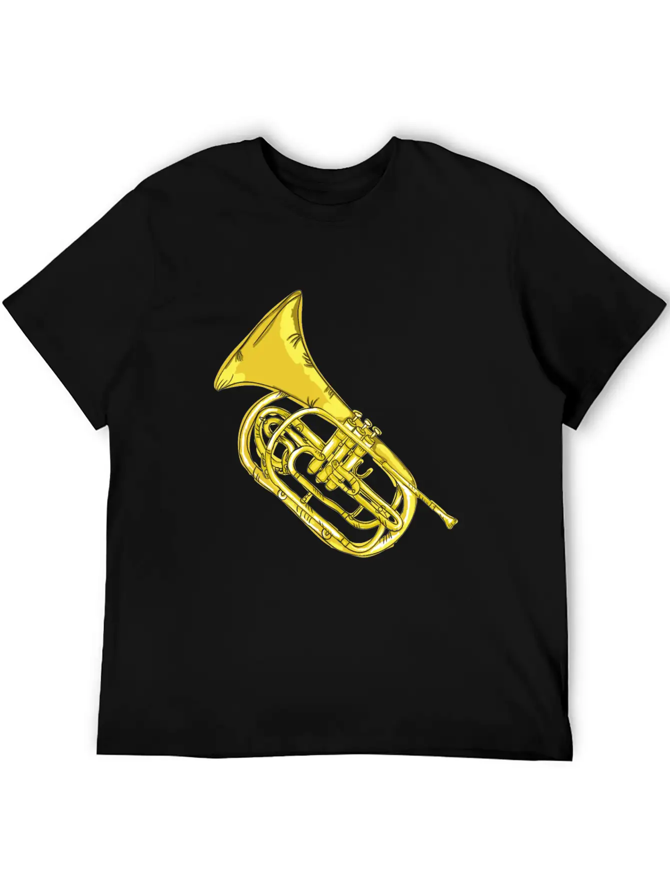 Trumpet Unisex Short Sleeve Soft Cotton T-Shirt – Casual Everyday Wear