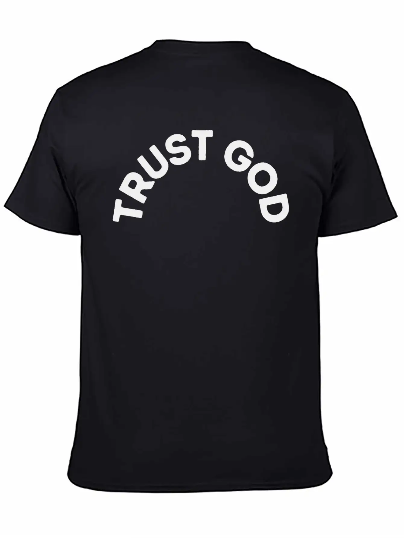 Trust God Unisex Short Sleeve Soft Cotton T-Shirt – Casual Everyday Wear