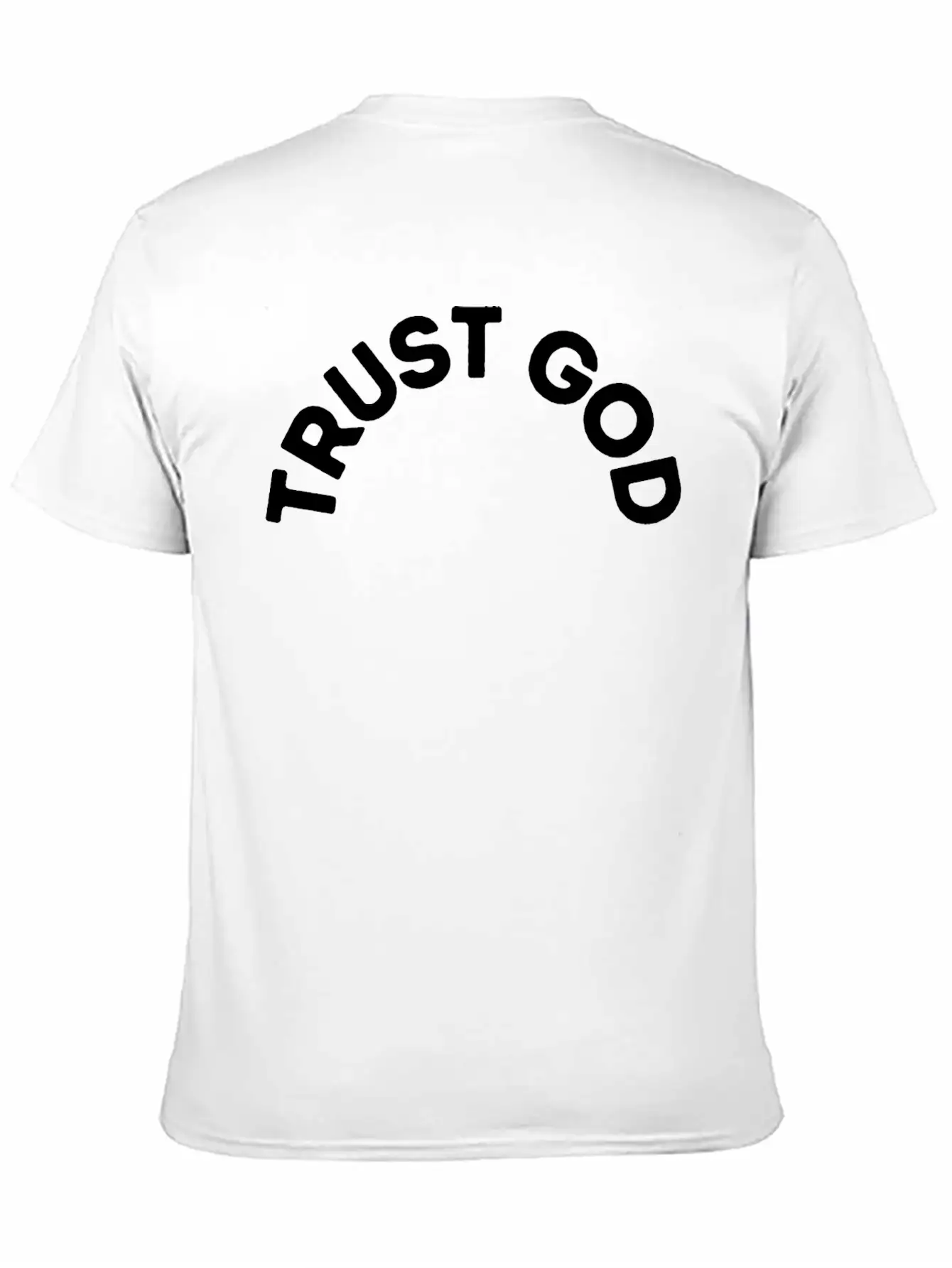 Trust God Unisex Short Sleeve Soft Cotton T-Shirt – Casual Everyday Wear
