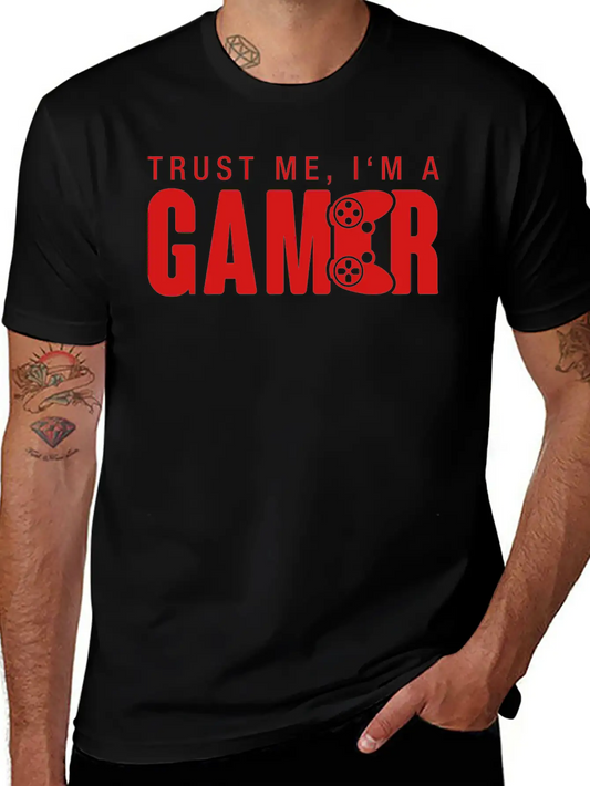Trust_me_gamer_1_f1 Unisex Casual T-Shirt – Clean Design For Daily Comfort