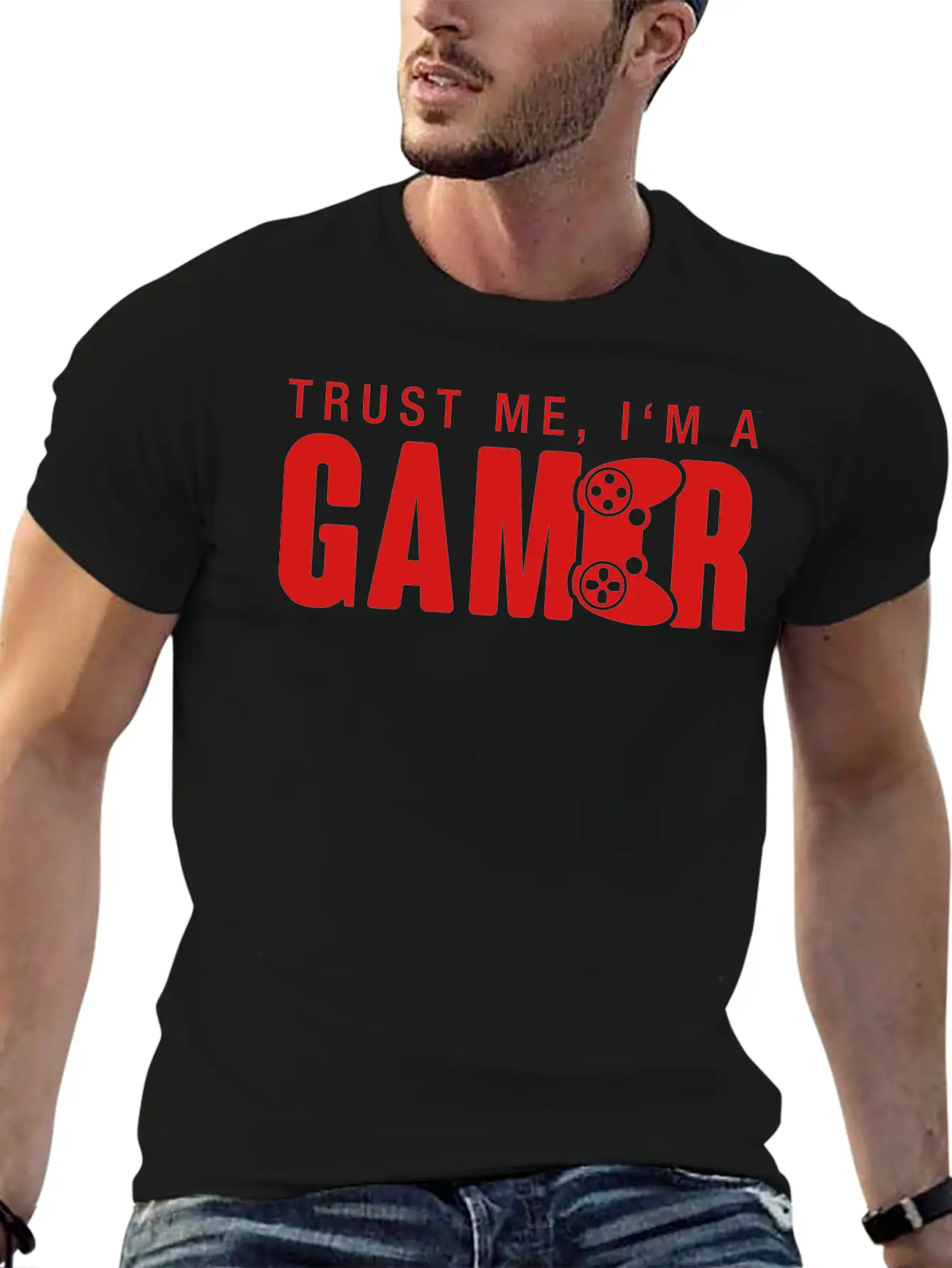 Trust_me_gamer_1_f1 Unisex Casual T-Shirt – Clean Design For Daily Comfort