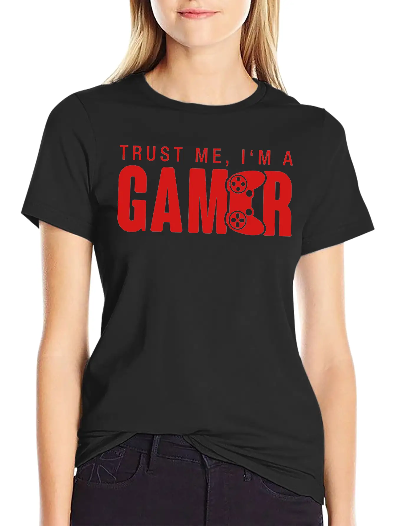 Trust_me_gamer_1_f1 Unisex Casual T-Shirt – Clean Design For Daily Comfort