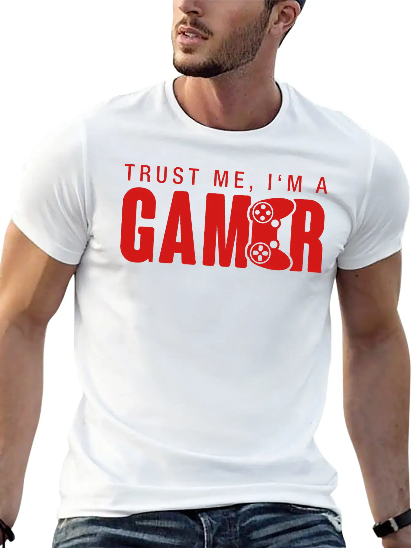 Trust_me_gamer_1_f1 Unisex Casual T-Shirt – Clean Design For Daily Comfort