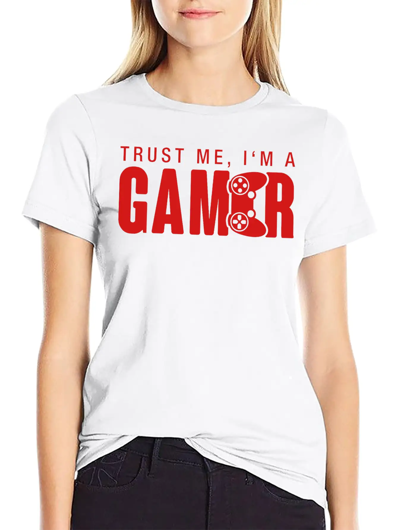 Trust_me_gamer_1_f1 Unisex Casual T-Shirt – Clean Design For Daily Comfort