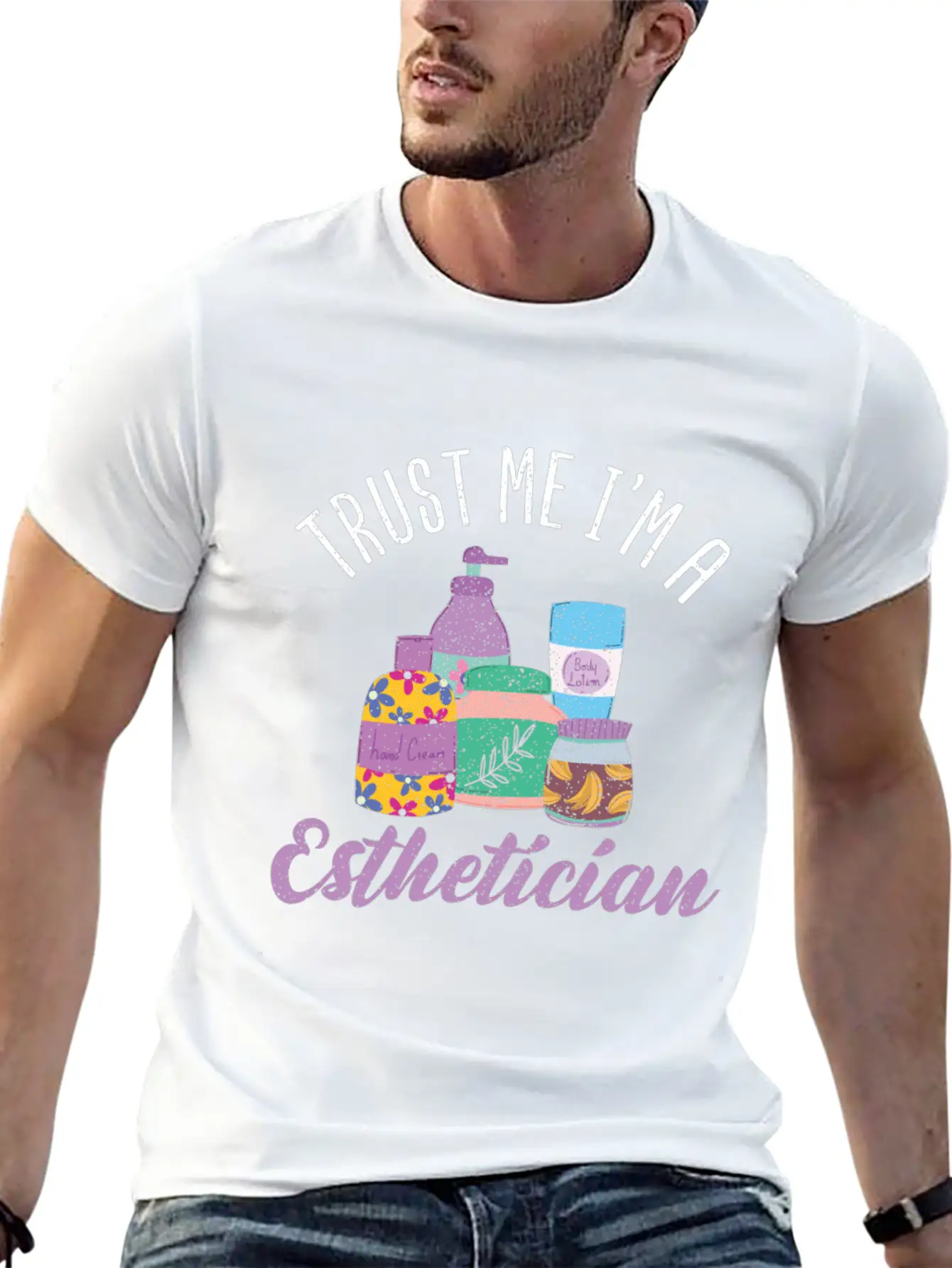 Trust Me Im A Esthetician Makeup Artist Essential Unisex Summer Tee – Soft Cotton Casual Fit