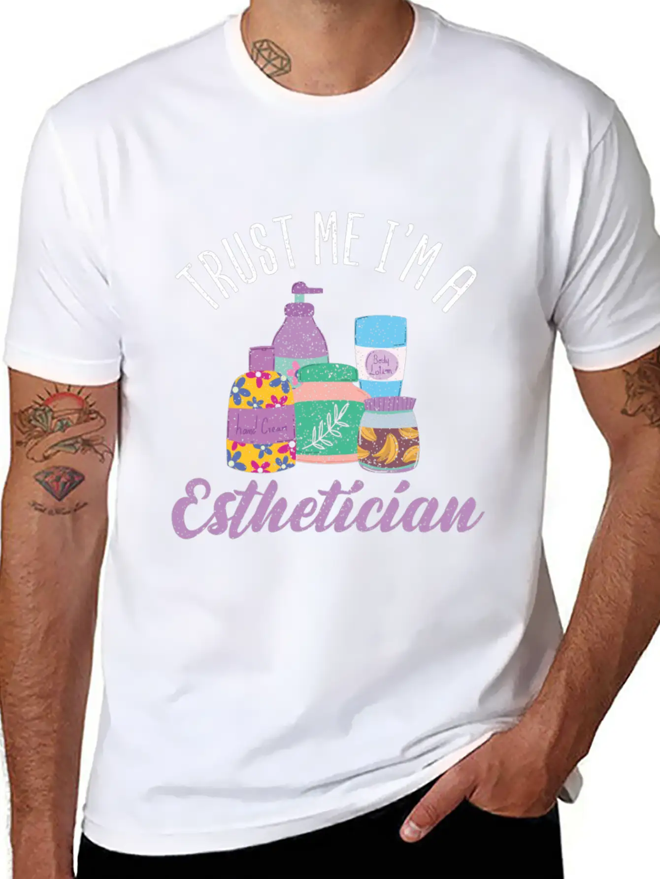 Trust Me Im A Esthetician Makeup Artist Essential Unisex Summer Tee – Soft Cotton Casual Fit