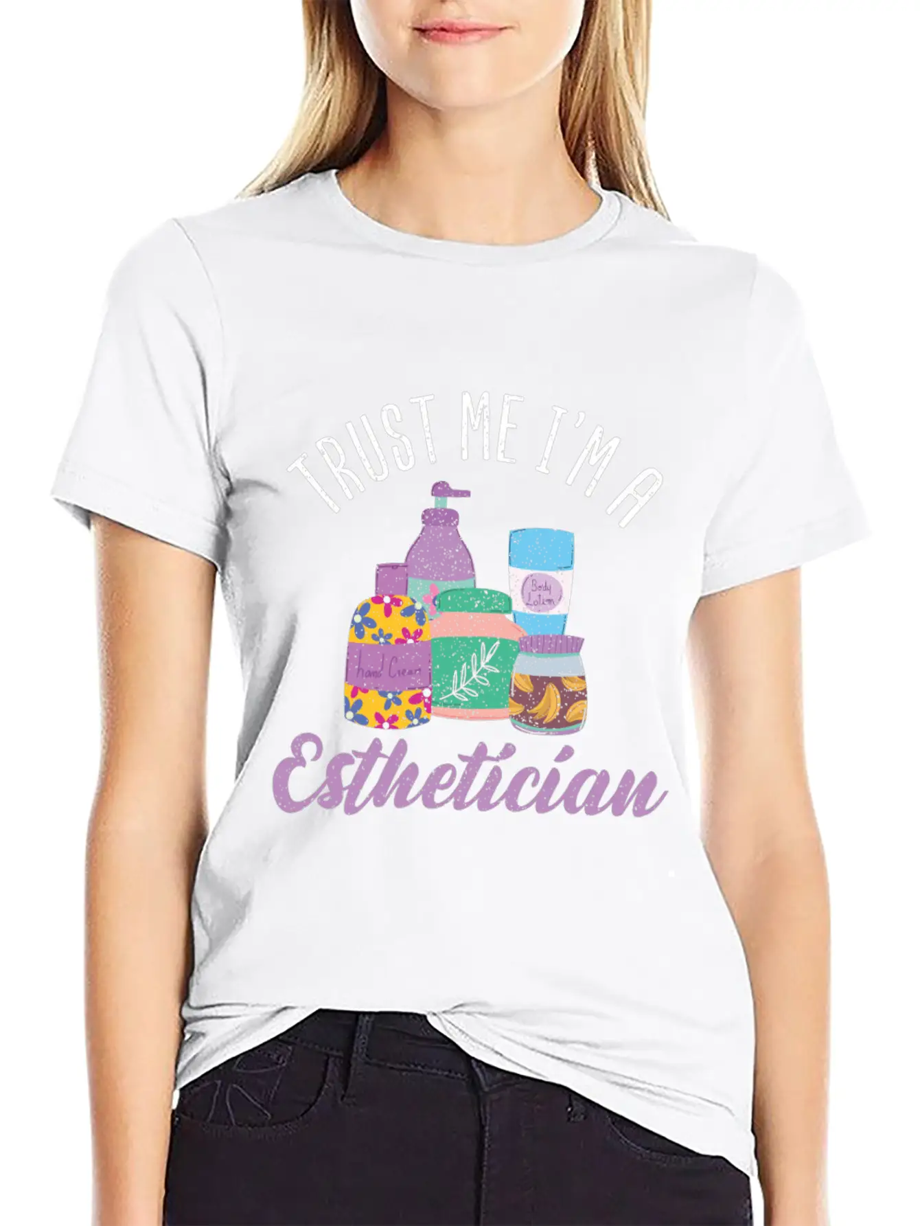 Trust Me Im A Esthetician Makeup Artist Essential Unisex Summer Tee – Soft Cotton Casual Fit