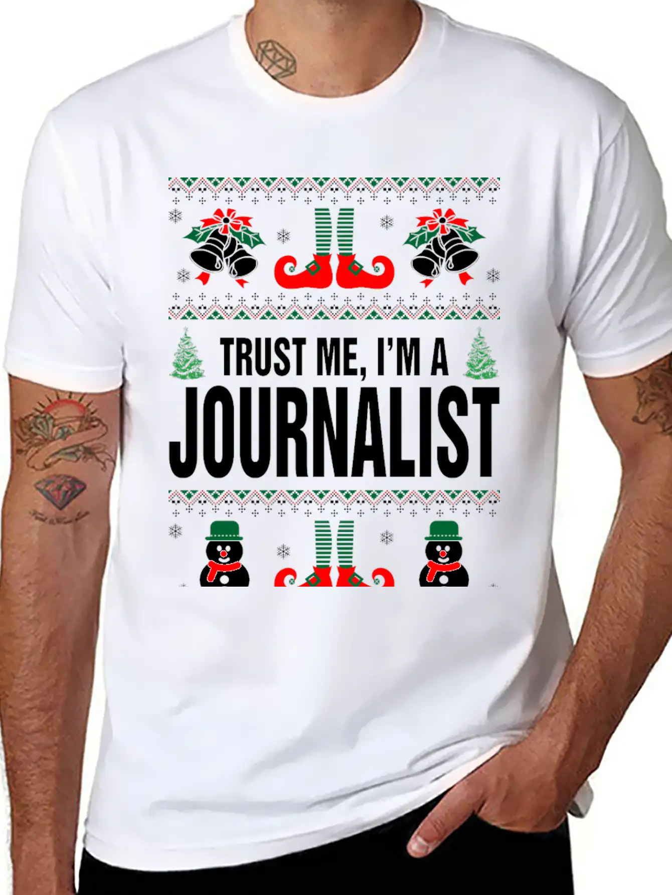 Trust Me, I'M A Journalist Stylish Everyday T-Shirt – Unisex Basic Cotton Tee