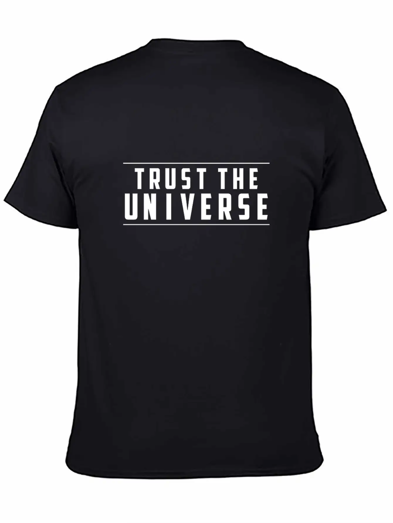 Trust The Universe Faith In Destiny - Trust Univer Unisex Short Sleeve Soft Cotton T-Shirt – Casual Everyday Wear