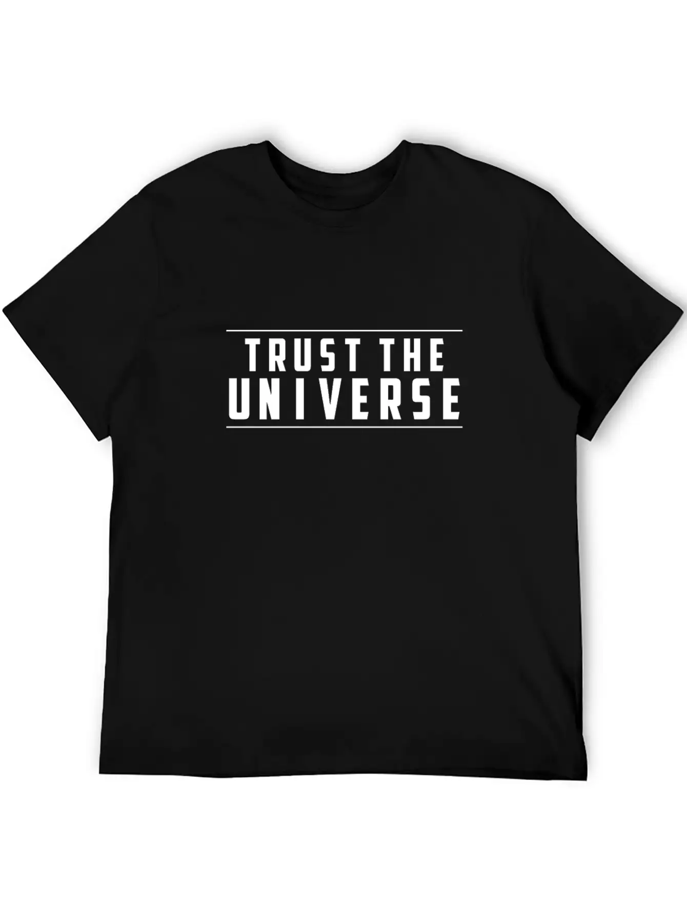Trust The Universe Faith In Destiny - Trust Univer Unisex Short Sleeve Soft Cotton T-Shirt – Casual Everyday Wear