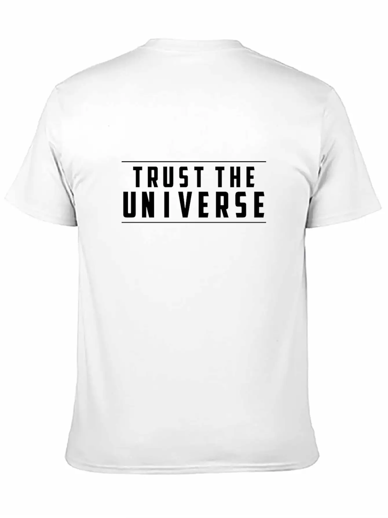 Trust The Universe Faith In Destiny - Trust Univer Unisex Short Sleeve Soft Cotton T-Shirt – Casual Everyday Wear