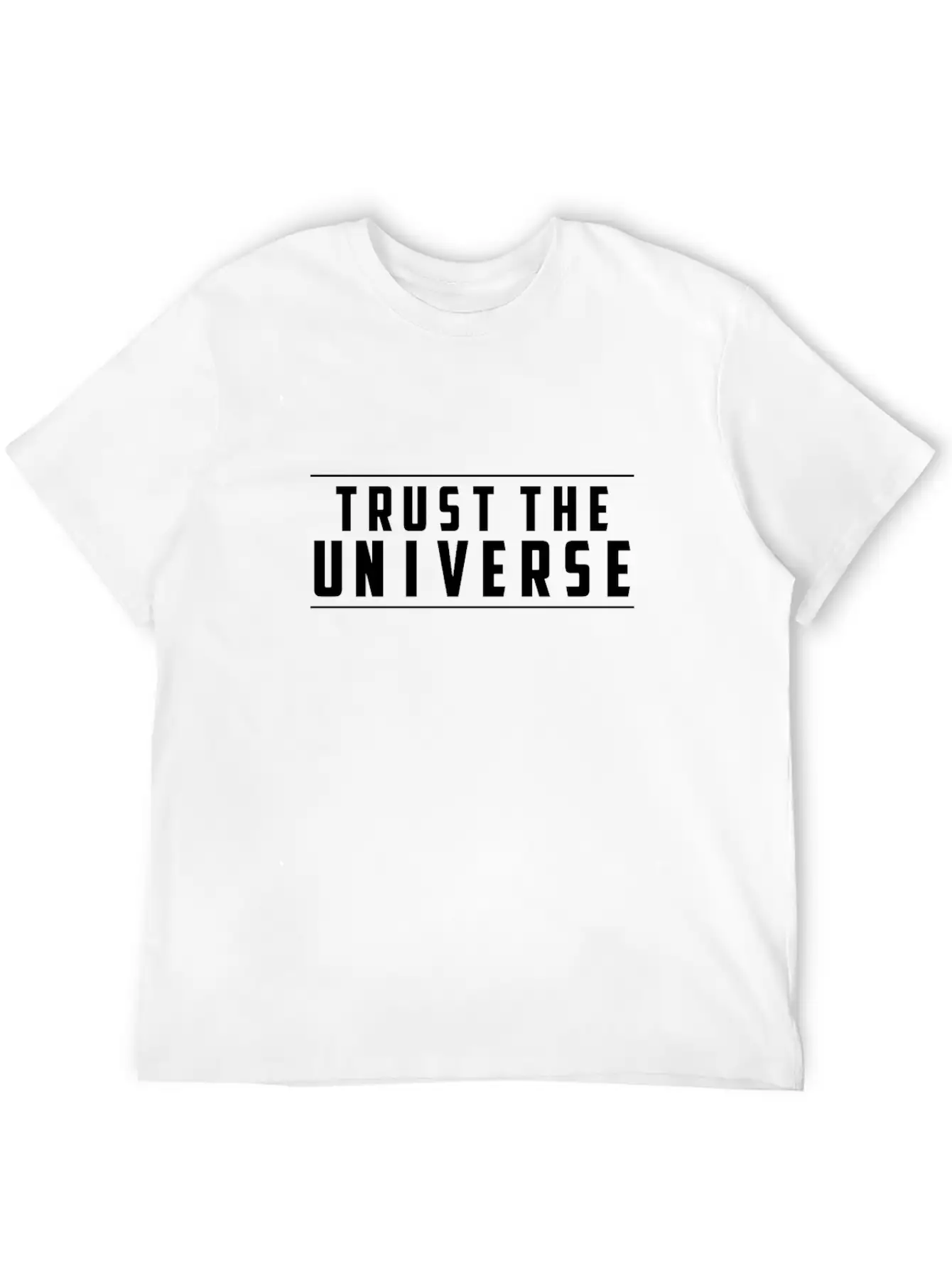 Trust The Universe Faith In Destiny - Trust Univer Unisex Short Sleeve Soft Cotton T-Shirt – Casual Everyday Wear