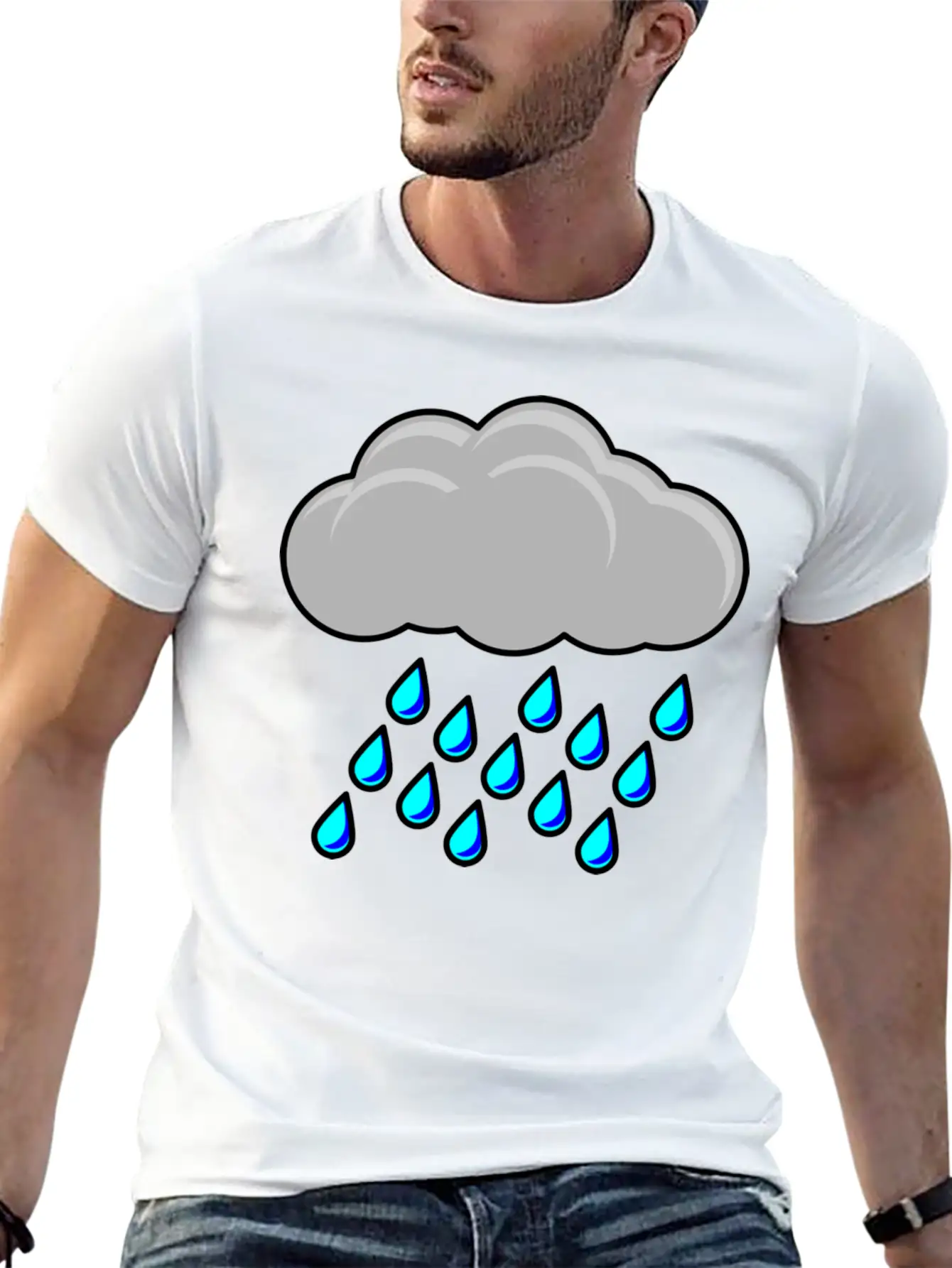 TSC Rain Comfortable Minimalist Graphic Tee – Summer Style Essential