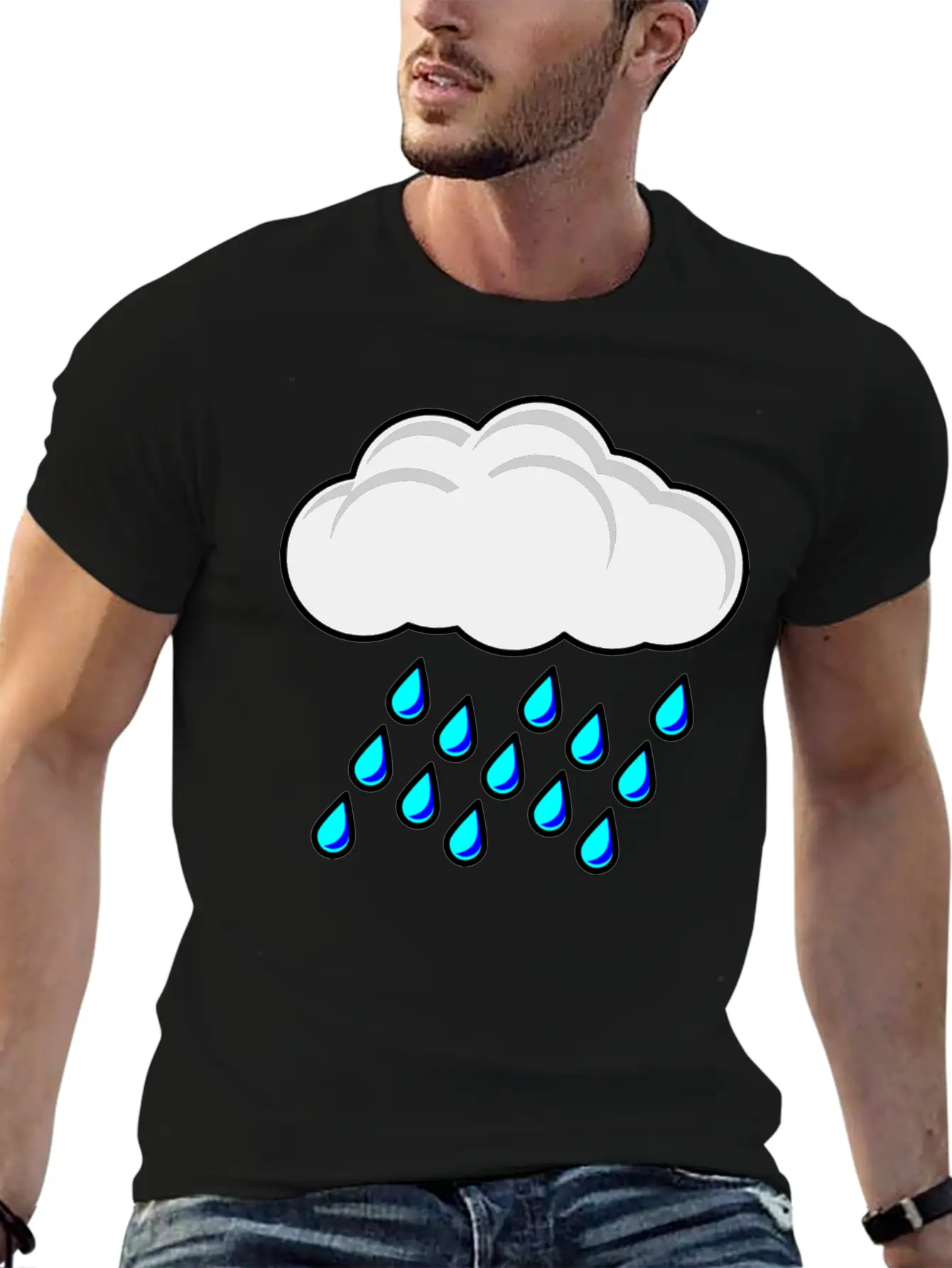 TSC Rain Comfortable Minimalist Graphic Tee – Summer Style Essential