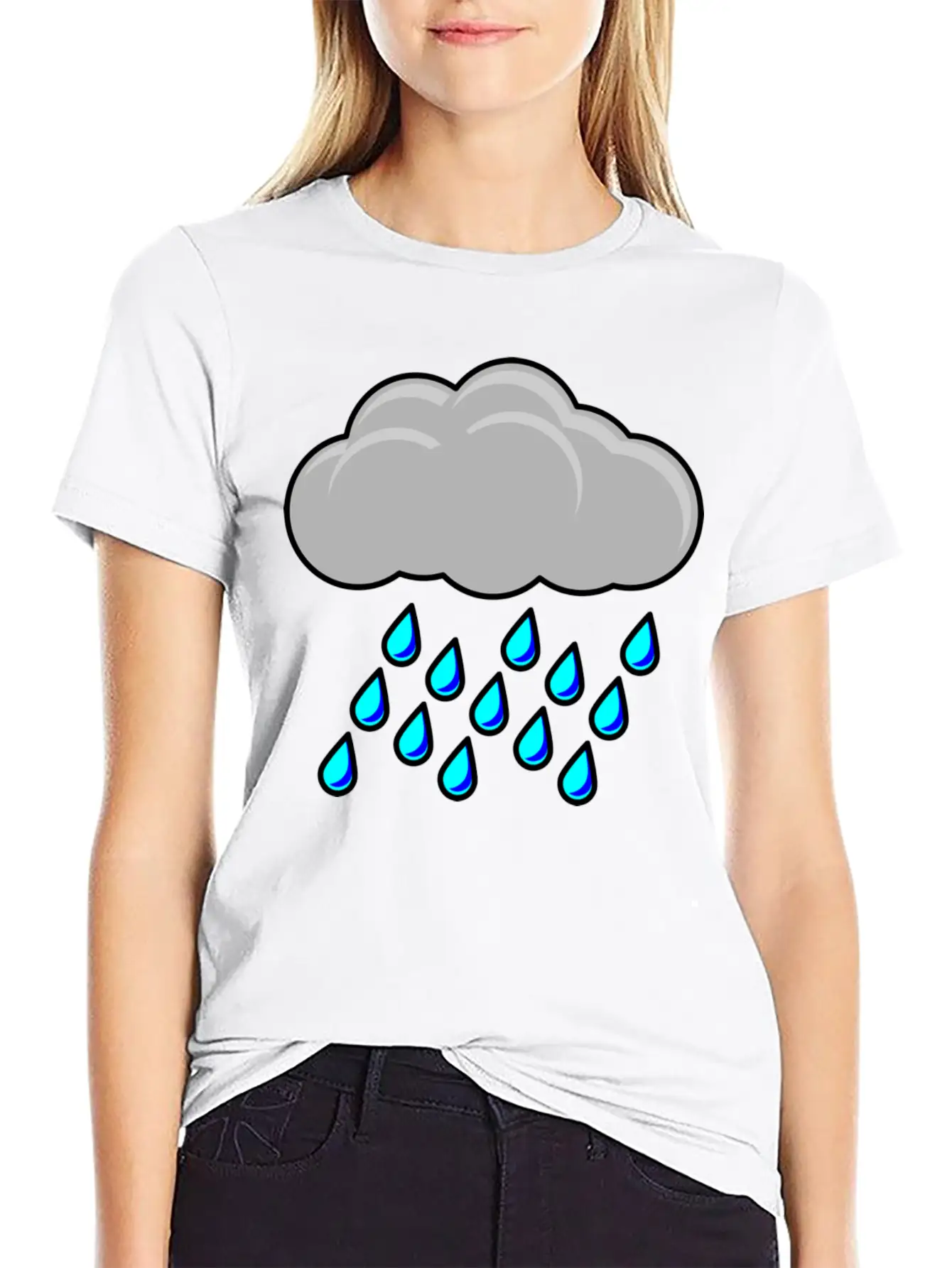 TSC Rain Comfortable Minimalist Graphic Tee – Summer Style Essential