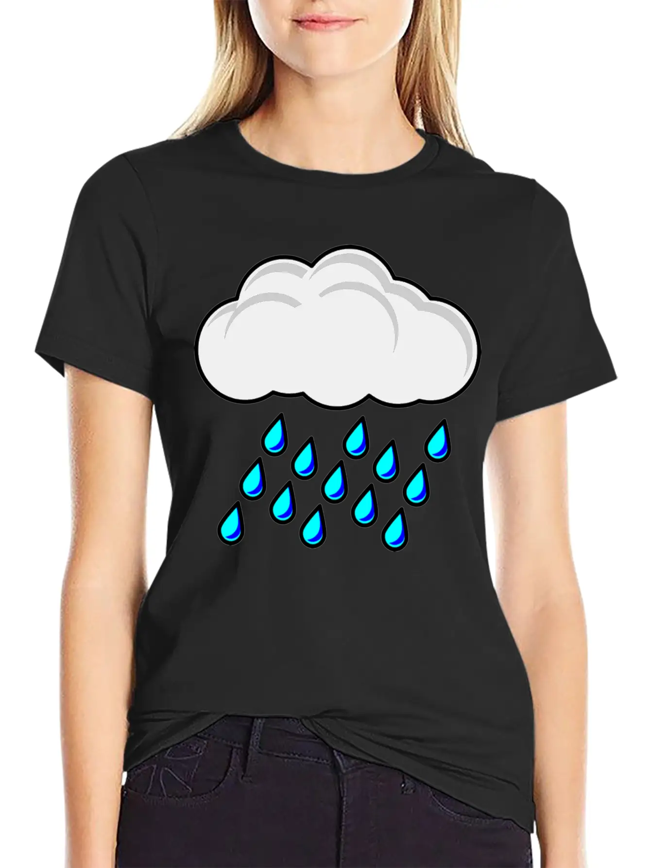 TSC Rain Comfortable Minimalist Graphic Tee – Summer Style Essential