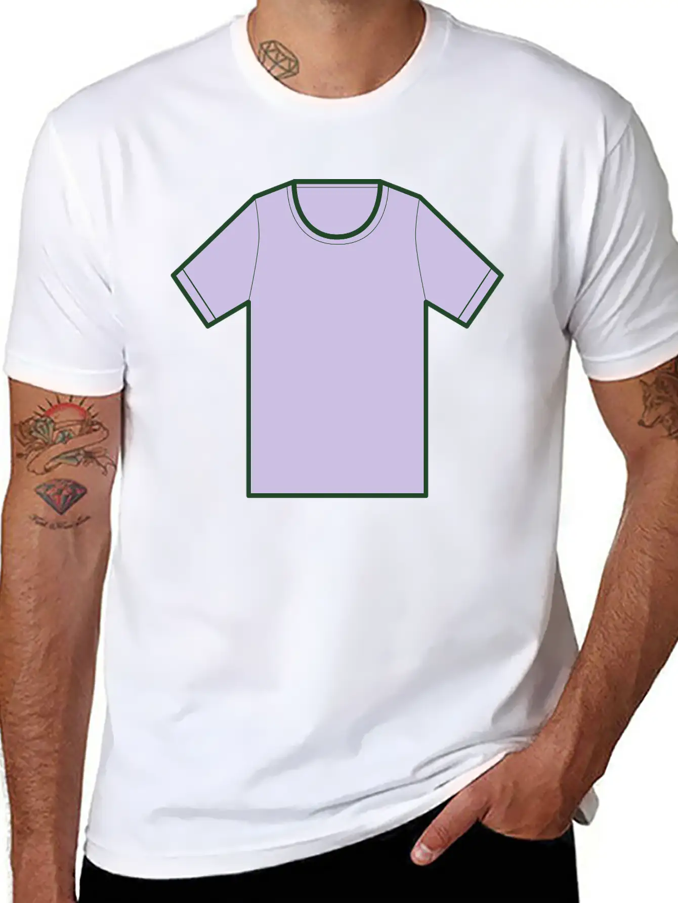 Tshirt No Background. Stylish Everyday T-Shirt – Unisex Basic Cotton Tee
