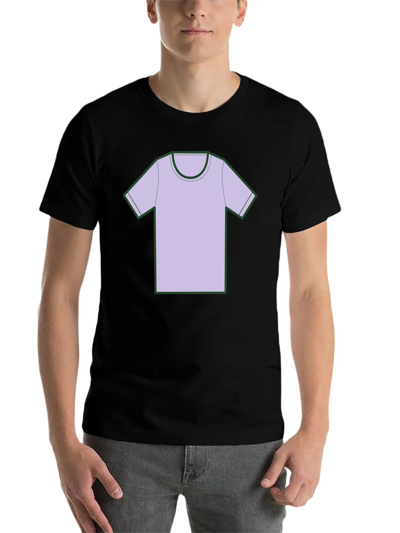 Tshirt No Background. Stylish Everyday T-Shirt – Unisex Basic Cotton Tee