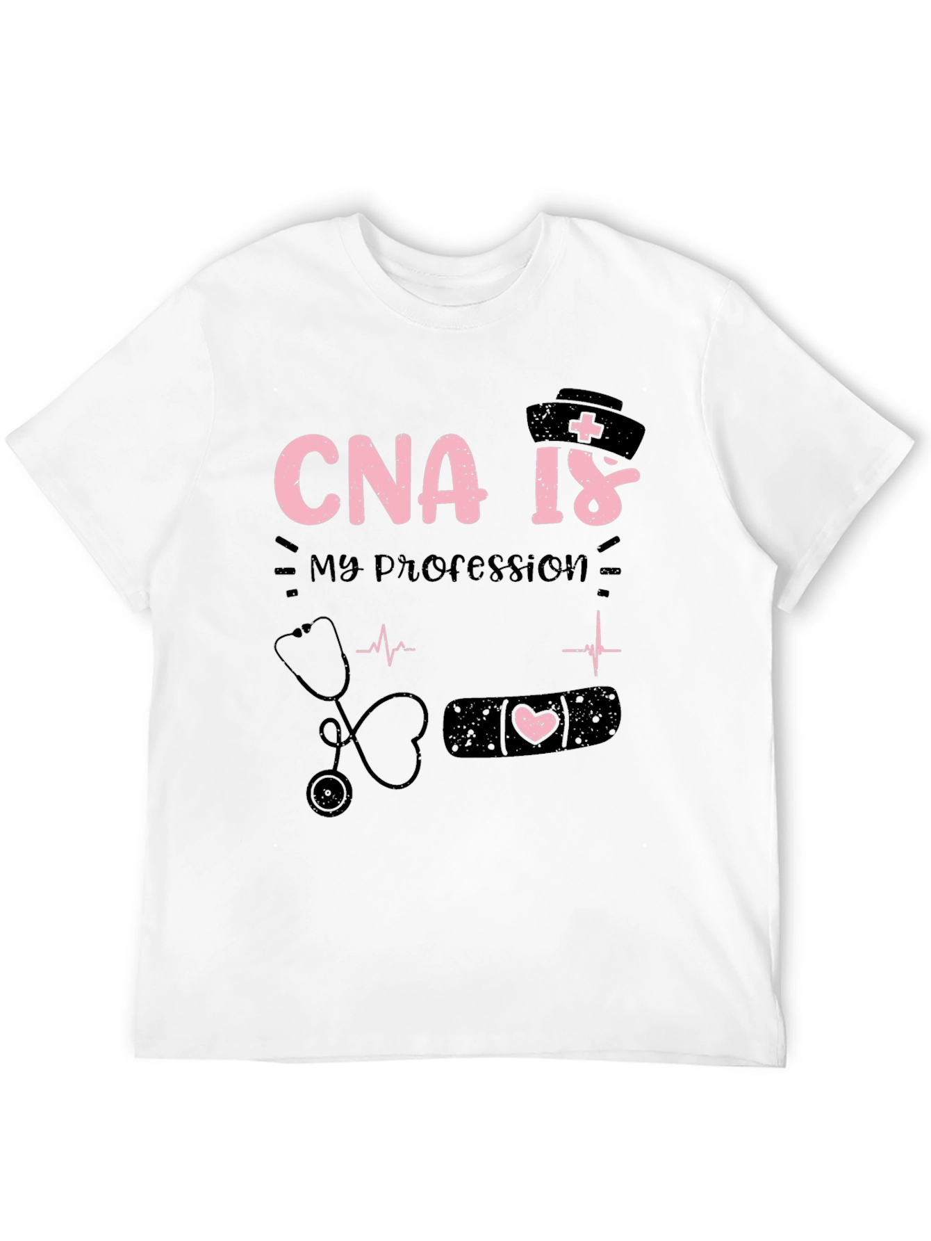 CNA Is My Profession Black T-Shirt