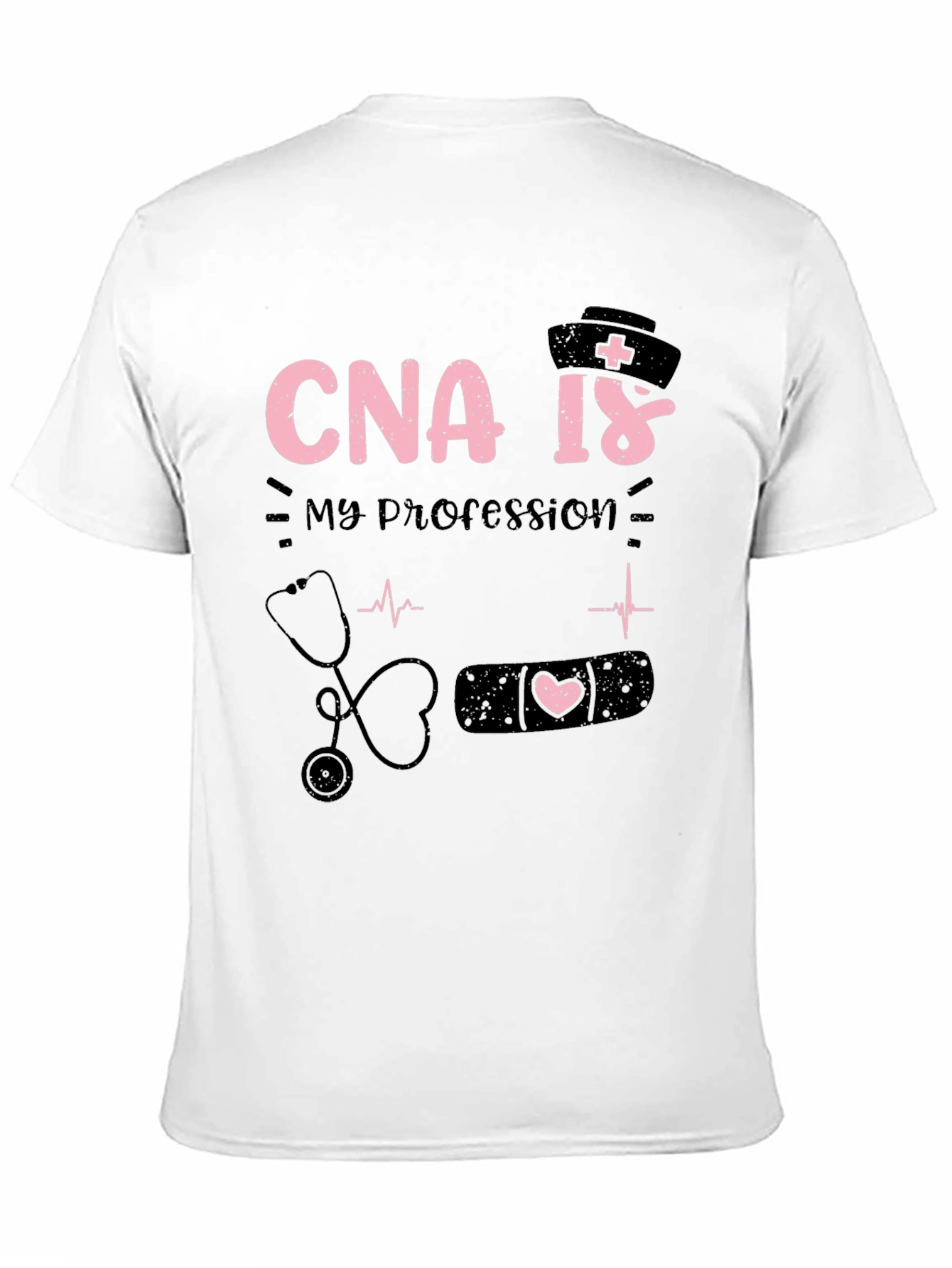 CNA Is My Profession Black T-Shirt