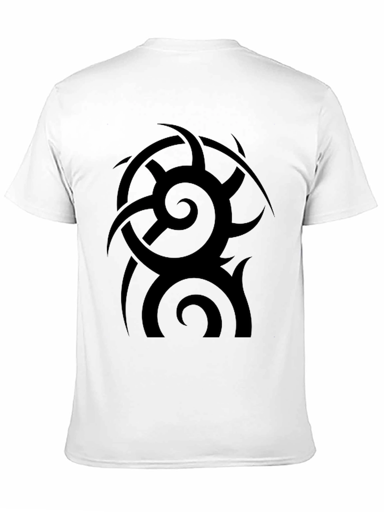 Tribal Tattoo Graphic Black T-Shirt