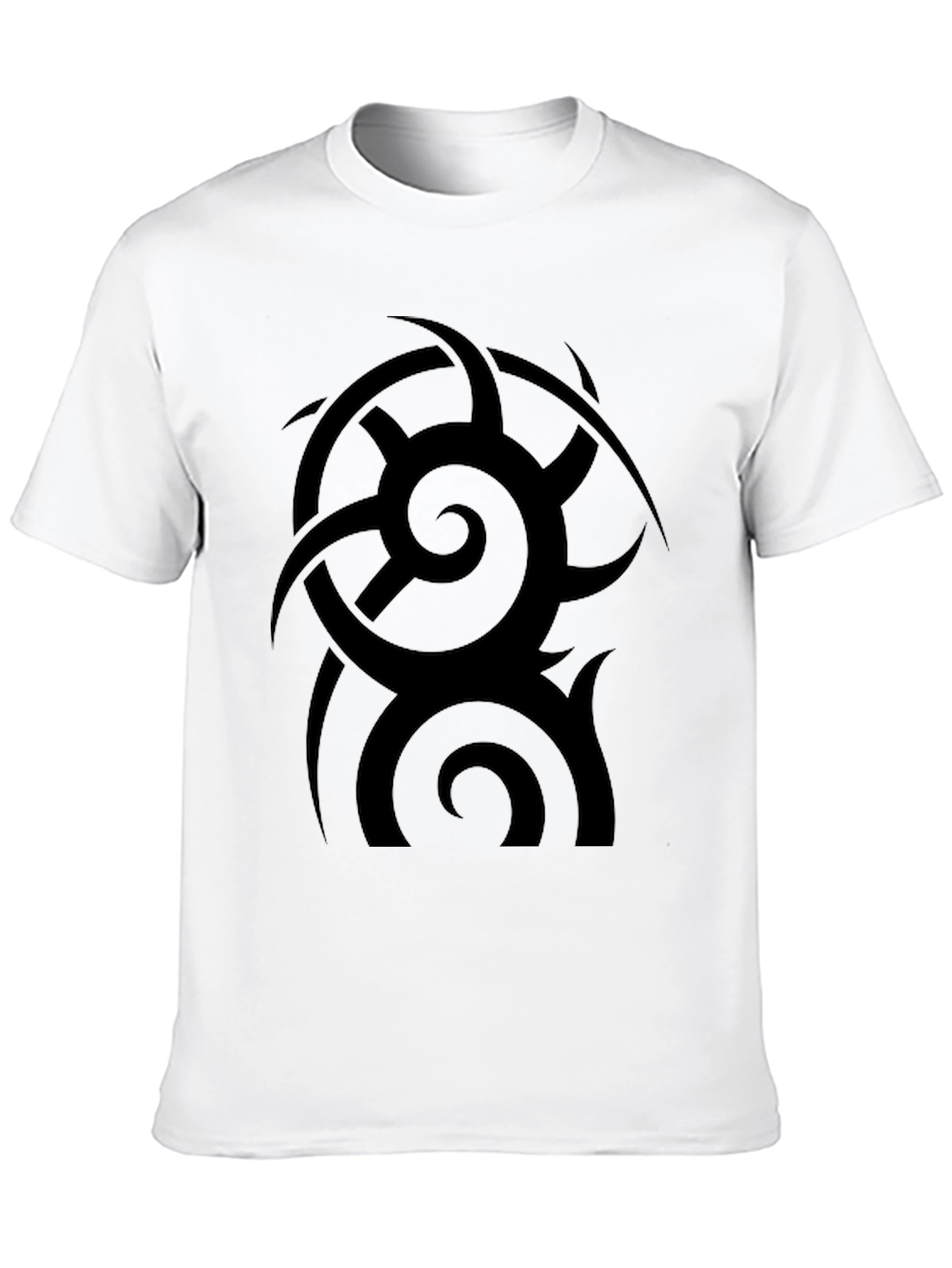 Tribal Tattoo Graphic Black T-Shirt