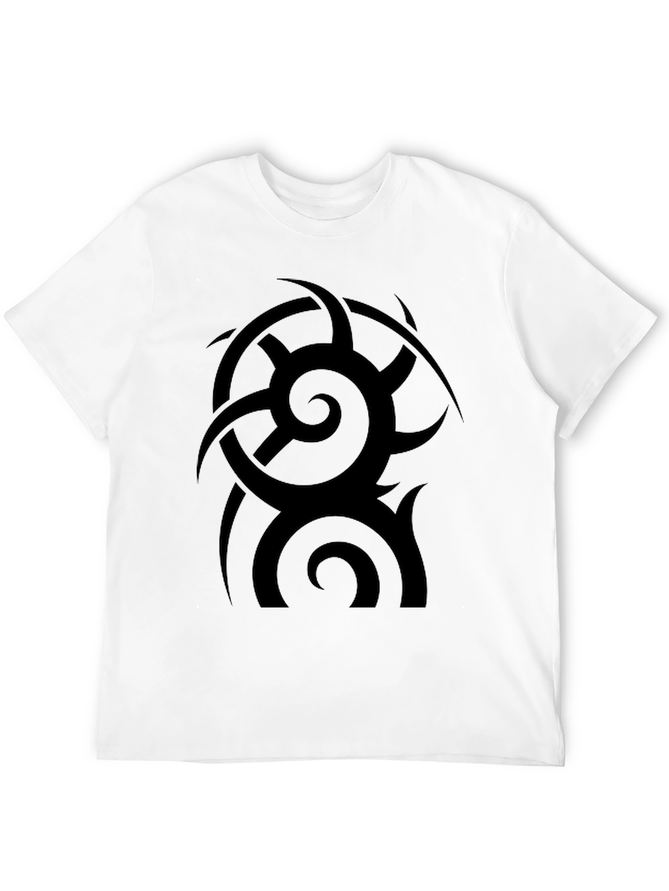 Tribal Tattoo Graphic Black T-Shirt