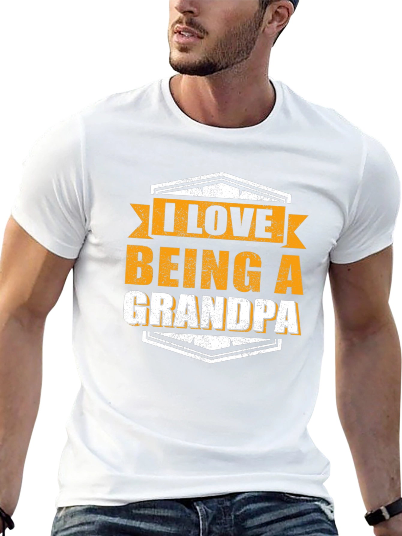 I LOVE BEING A GRANDPA T-Shirt