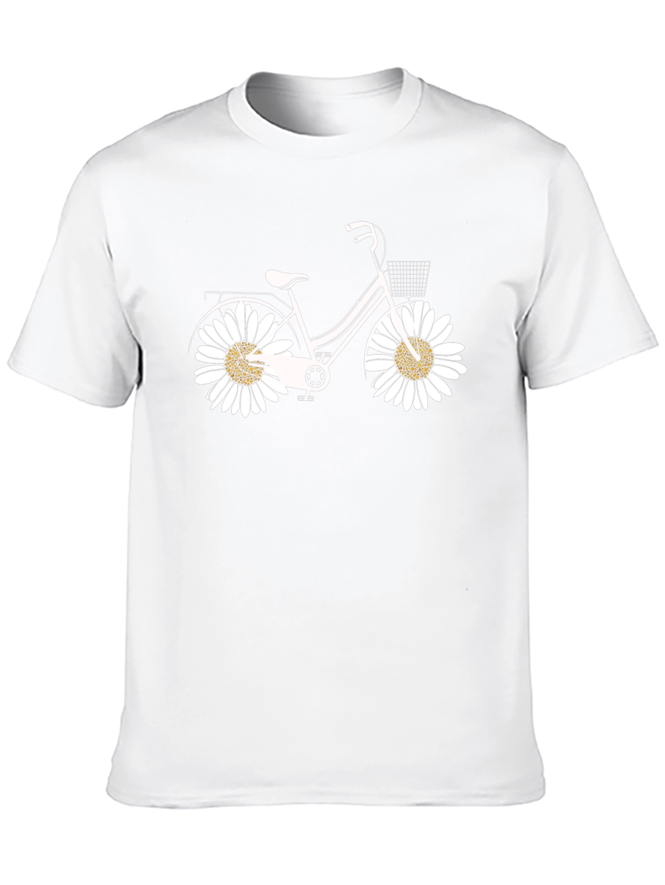 Daisy Bicycle Black T-Shirt