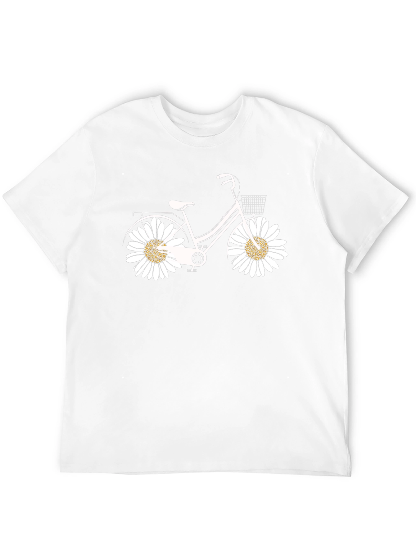 Daisy Bicycle Black T-Shirt