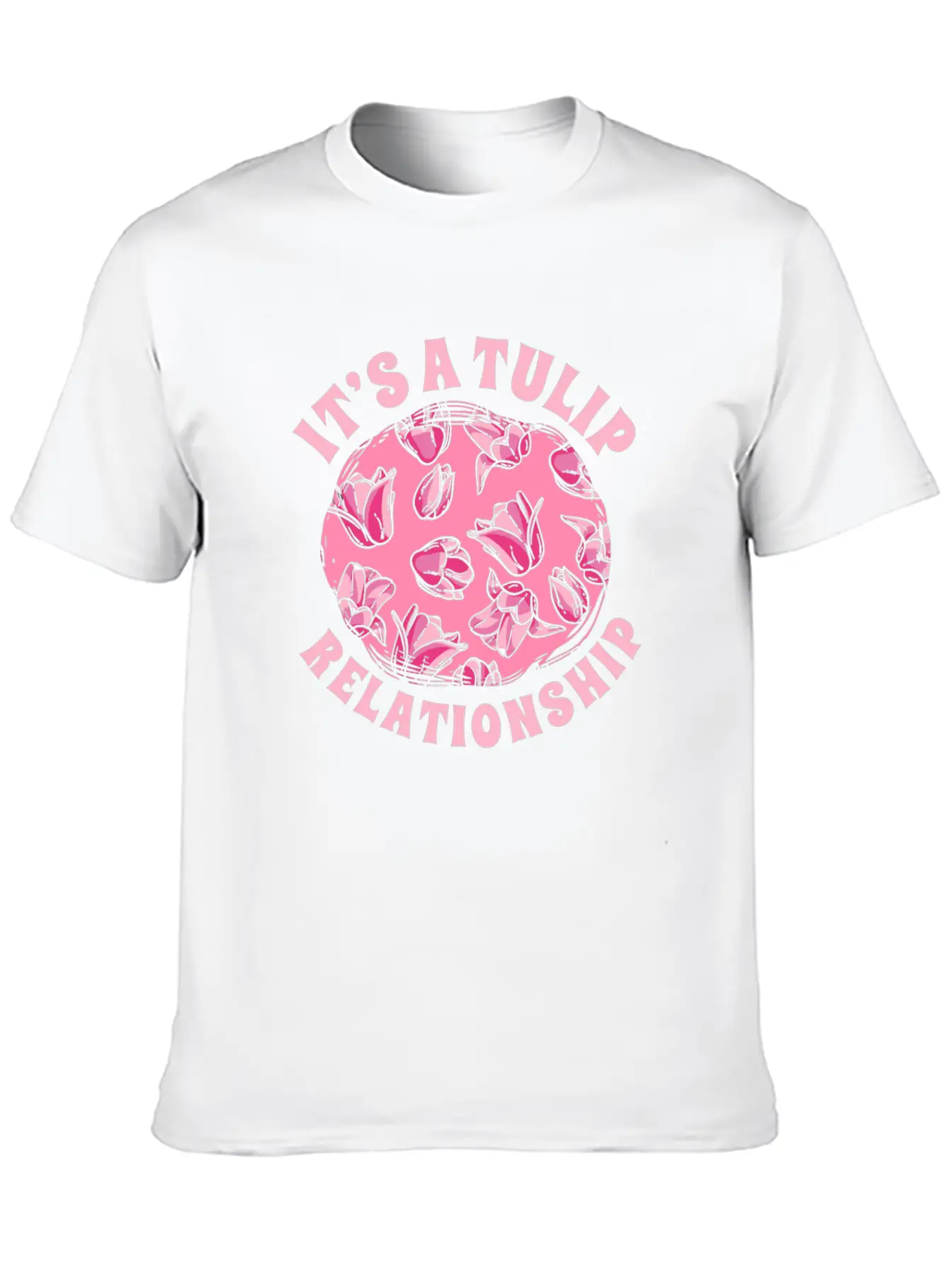 Tulip Gardening Funny Tulips Basic Graphic T-Shirt – Daily Comfort In Soft Cotton