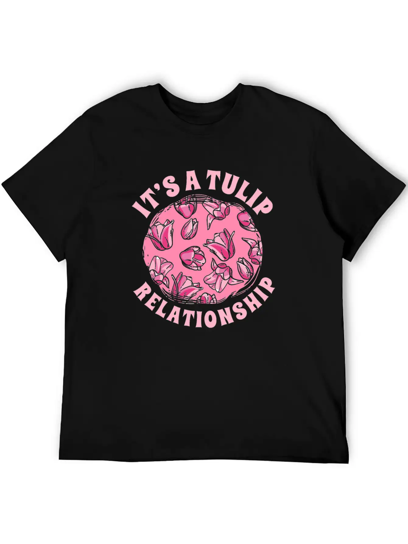 Tulip Gardening Funny Tulips Basic Graphic T-Shirt – Daily Comfort In Soft Cotton