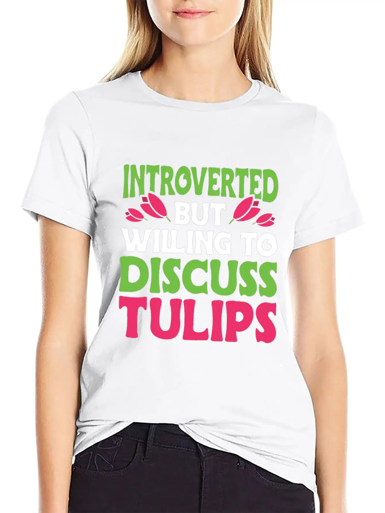 Tulip Gardening Funny Tulips Unisex Casual T-Shirt – Clean Design For Daily Comfort