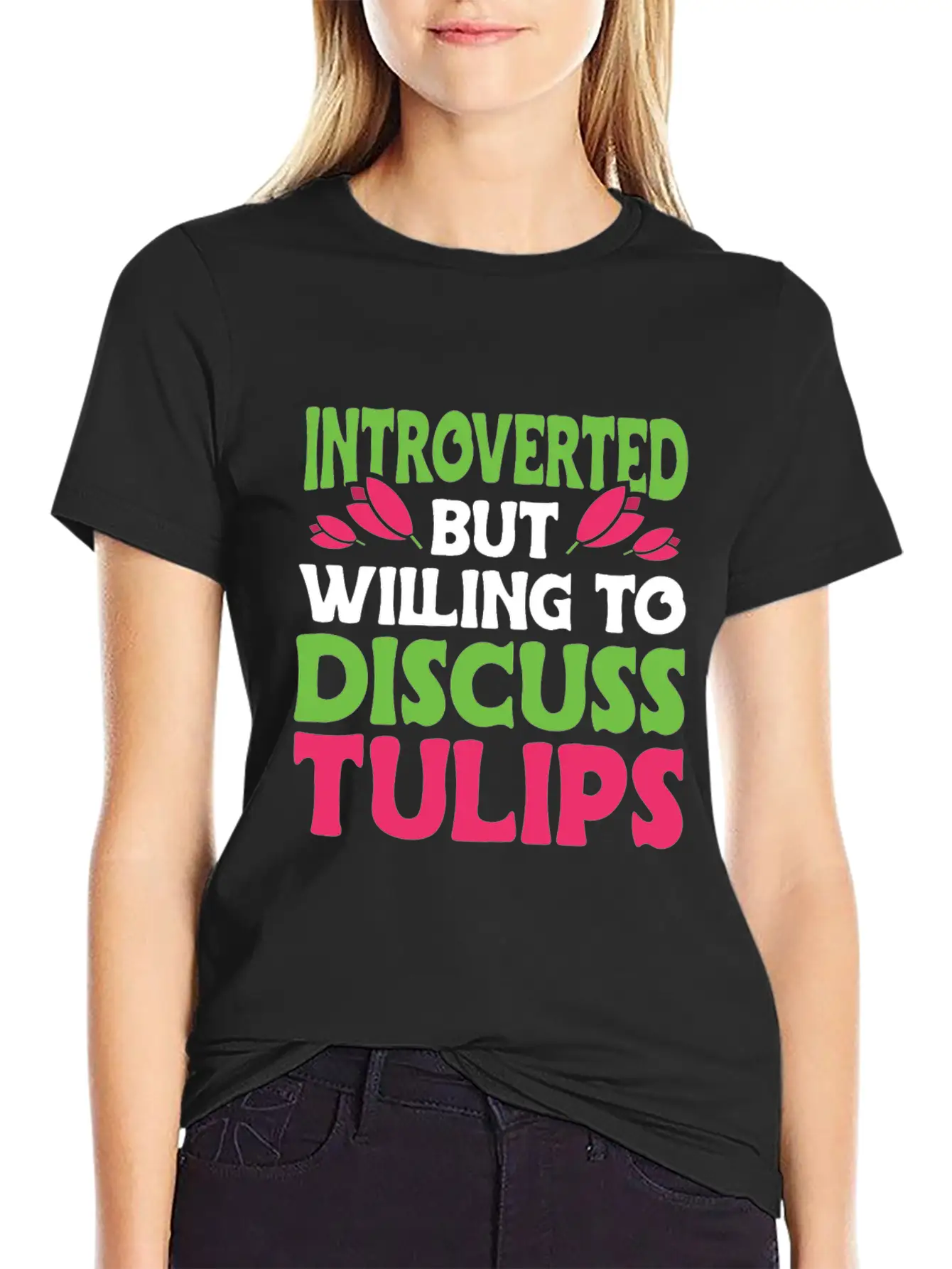 Tulip Gardening Funny Tulips Unisex Casual T-Shirt – Clean Design For Daily Comfort