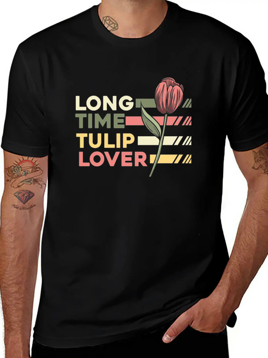 Tulip Gardening Lover Tulips Timeless Short Sleeve Tee – Comfy And Minimalist Design