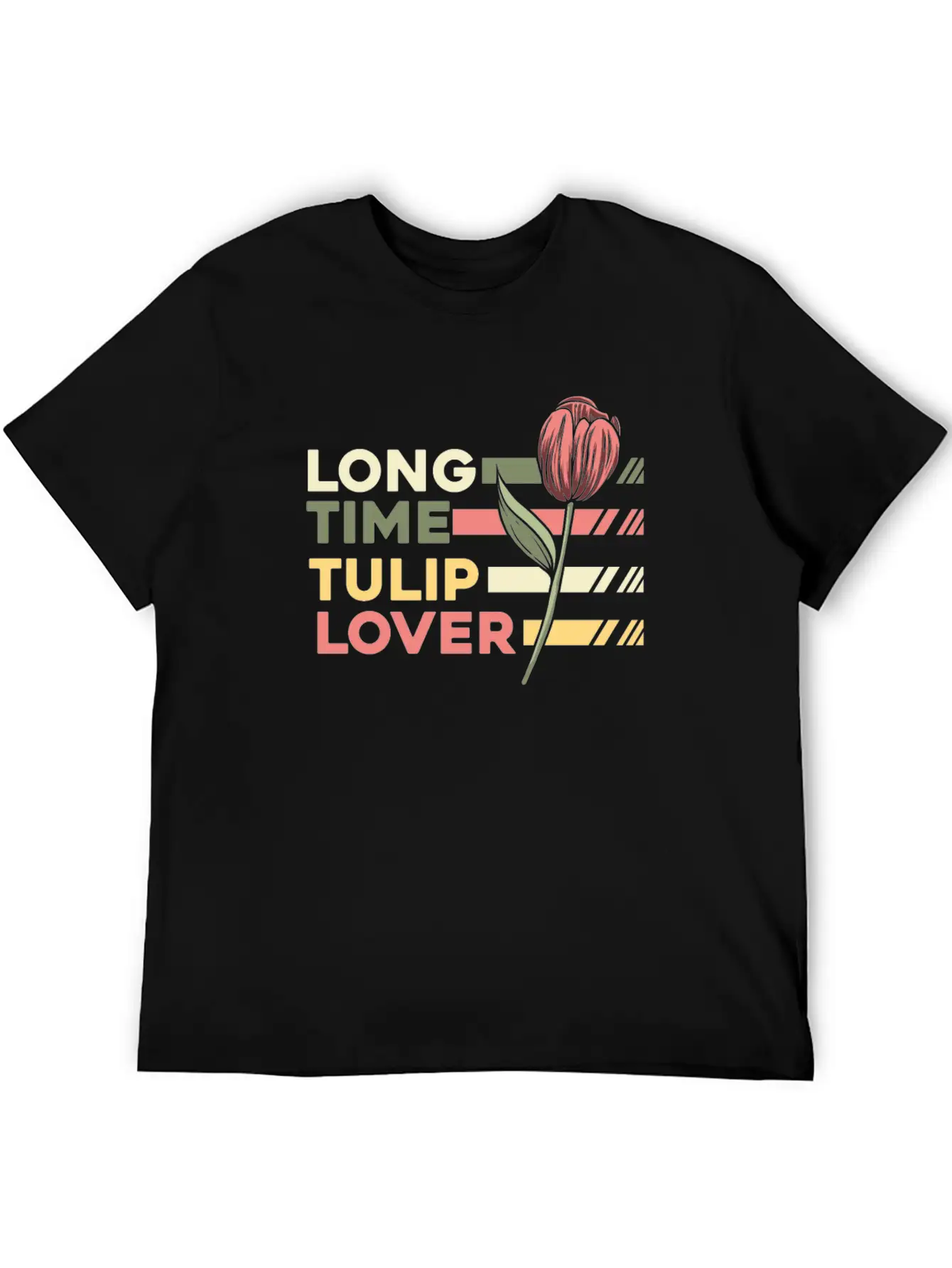 Tulip Gardening Lover Tulips Timeless Short Sleeve Tee – Comfy And Minimalist Design