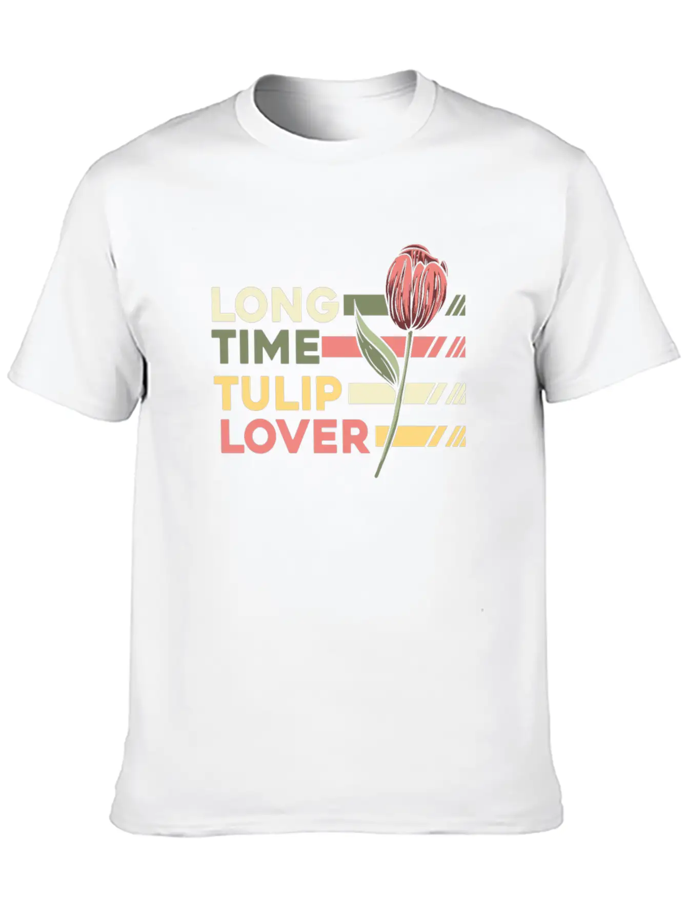 Tulip Gardening Lover Tulips Timeless Short Sleeve Tee – Comfy And Minimalist Design