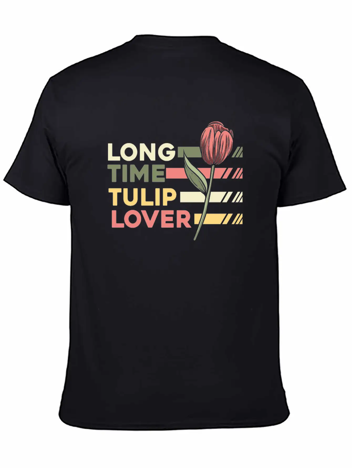 Tulip Gardening Lover Tulips Timeless Short Sleeve Tee – Comfy And Minimalist Design