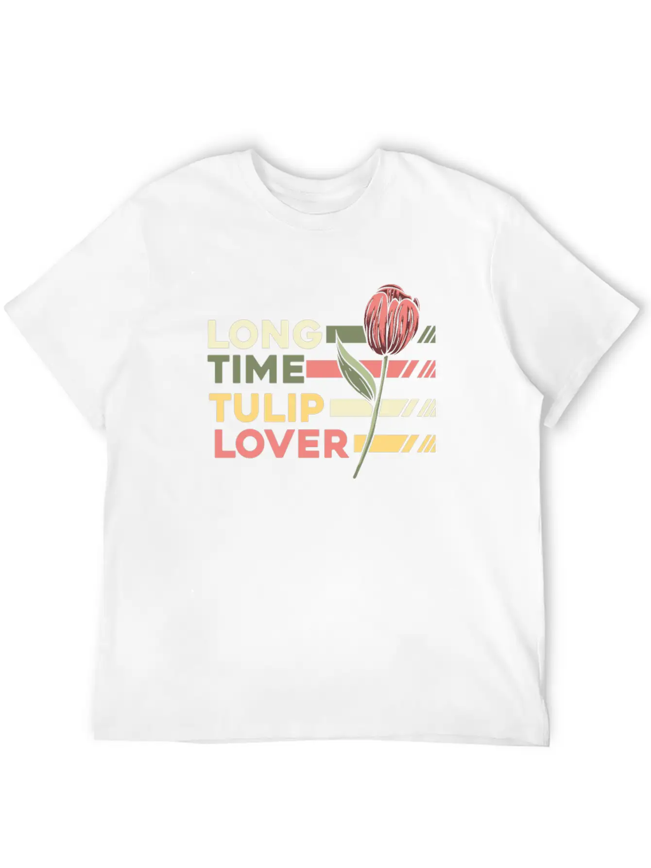 Tulip Gardening Lover Tulips Timeless Short Sleeve Tee – Comfy And Minimalist Design