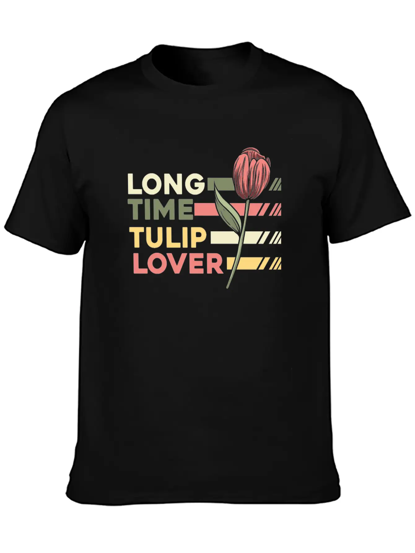 Tulip Gardening Lover Tulips Timeless Short Sleeve Tee – Comfy And Minimalist Design
