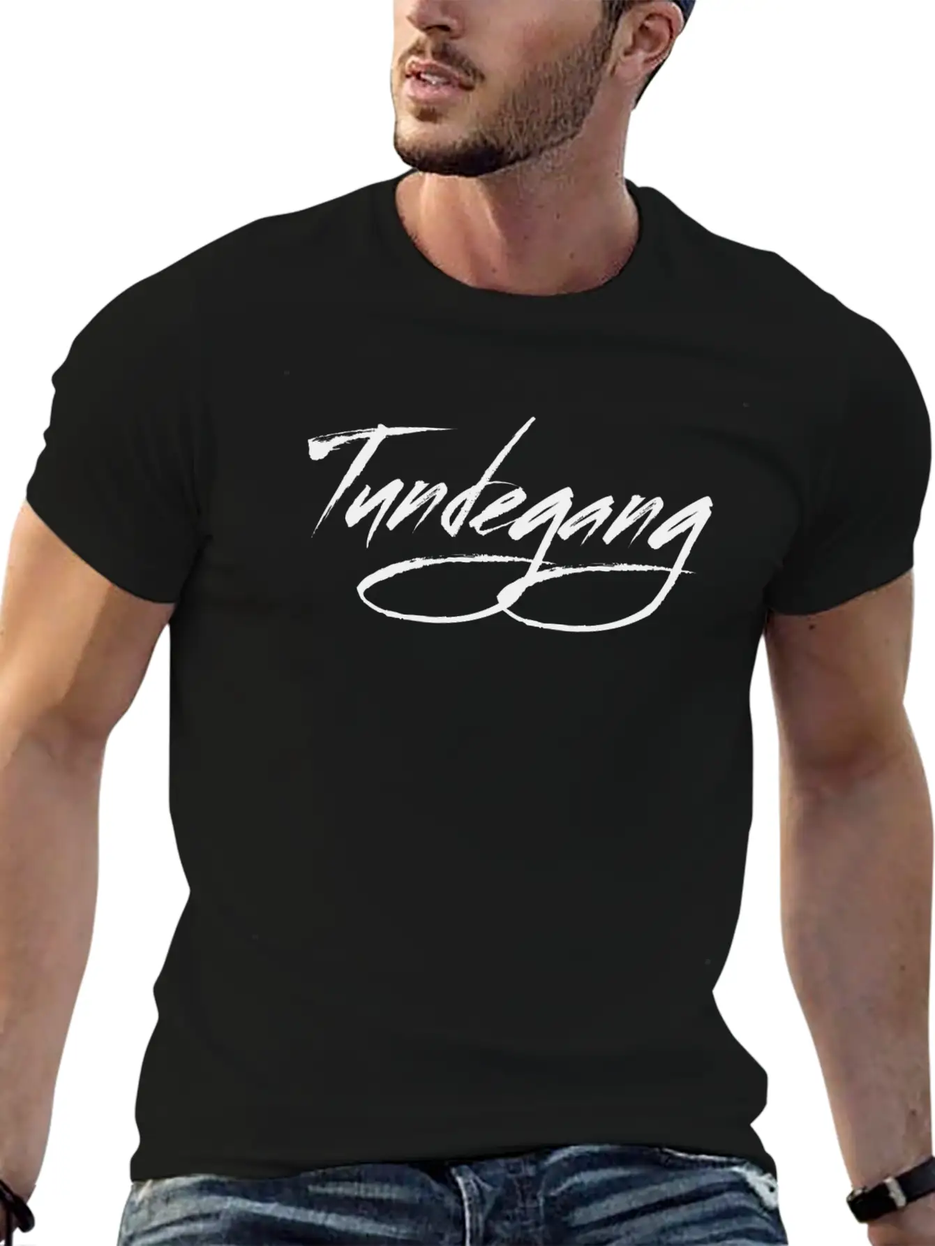 Tundegang "Brushstroke" Comfortable Minimalist Graphic Tee – Summer Style Essential