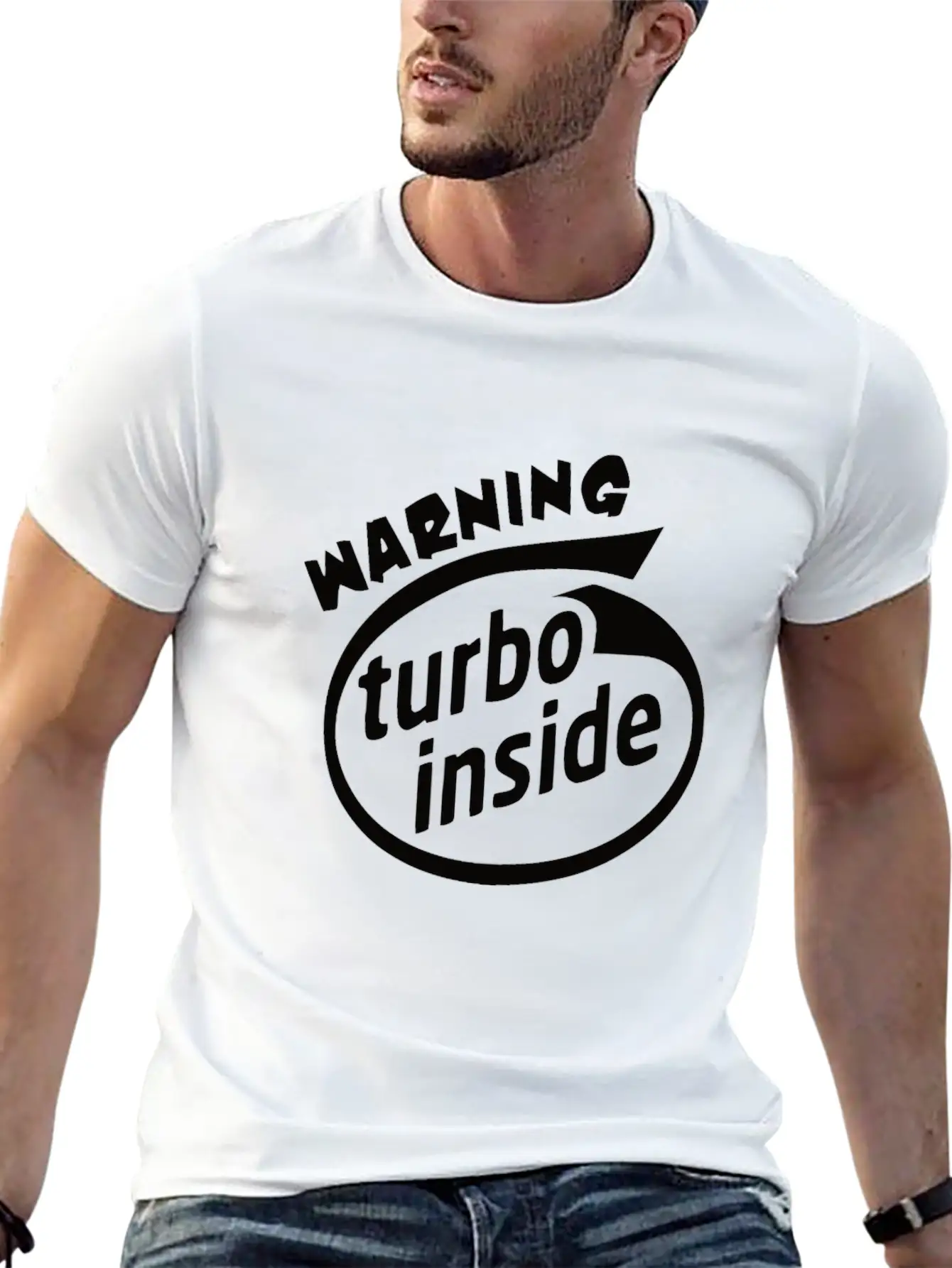 Tuning Sticker Car Unisex Casual T-Shirt – Clean Design For Daily Comfort