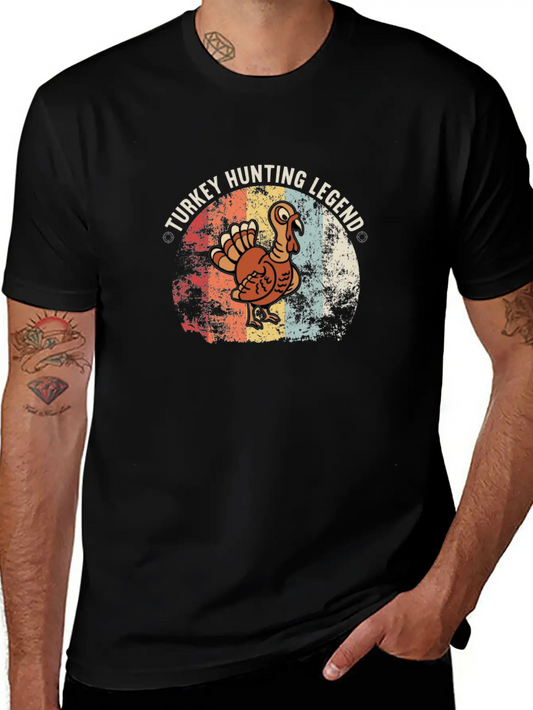 Turkey Hunting Legend Turkey Slyer Comfortable Minimalist Graphic Tee – Summer Style Essential